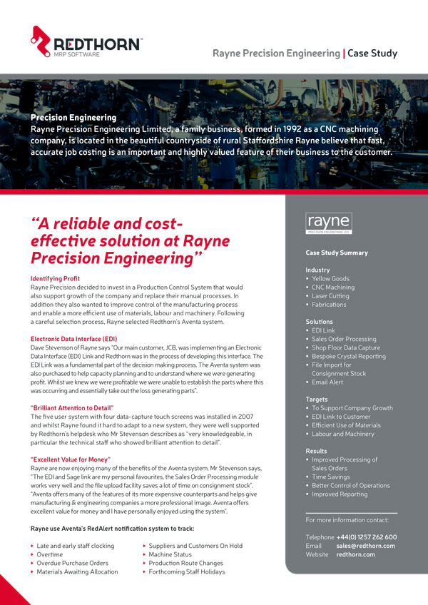 MRP Case Study